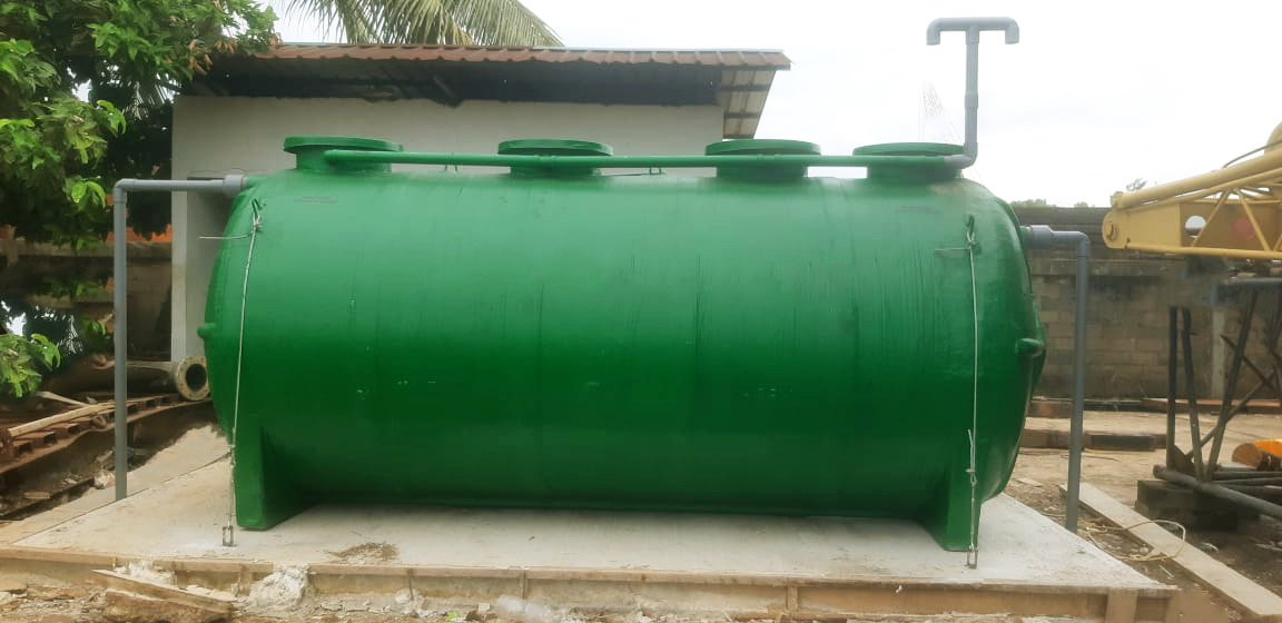 sewage treatment plant biocap pengolahan air limbah domestik dalam bentuk tangki kapsul